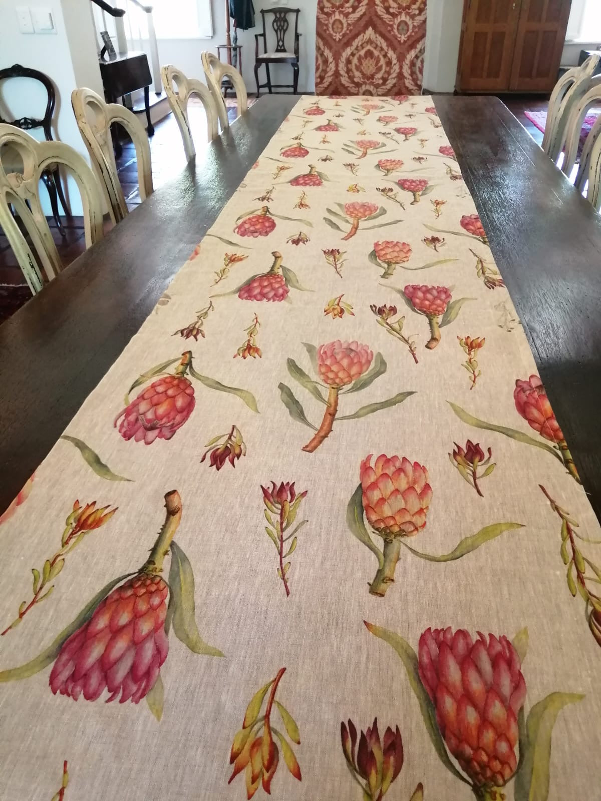 Protea and Fynbos Table Runner