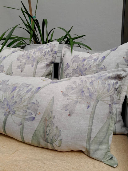 Agapanthus Large Print Cushion cover