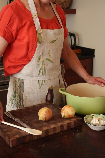 Vegetable print Apron