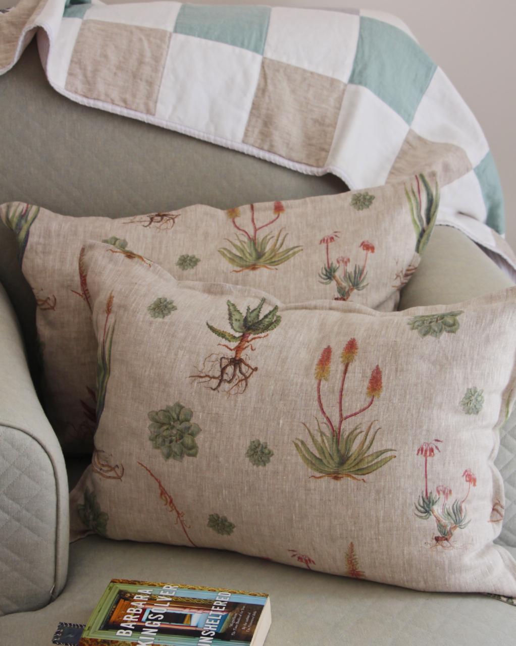 Small succulent Cushion Cover