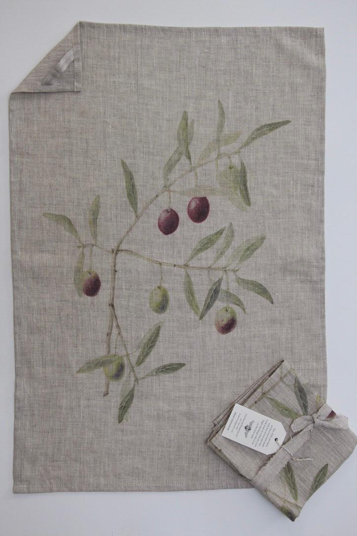 Olives Tea Towel