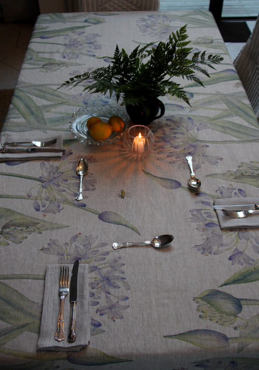 Agapanthus Table Cloth