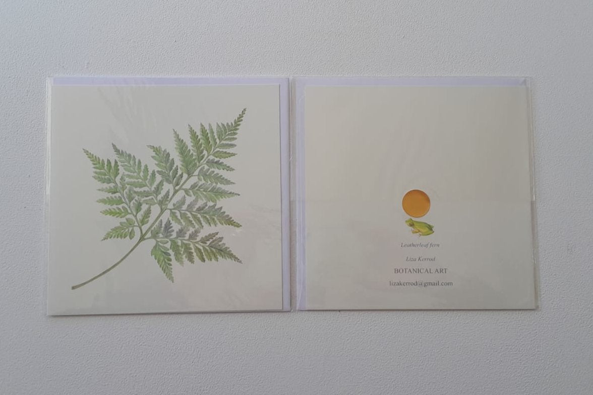 Leatherleaf Fern card