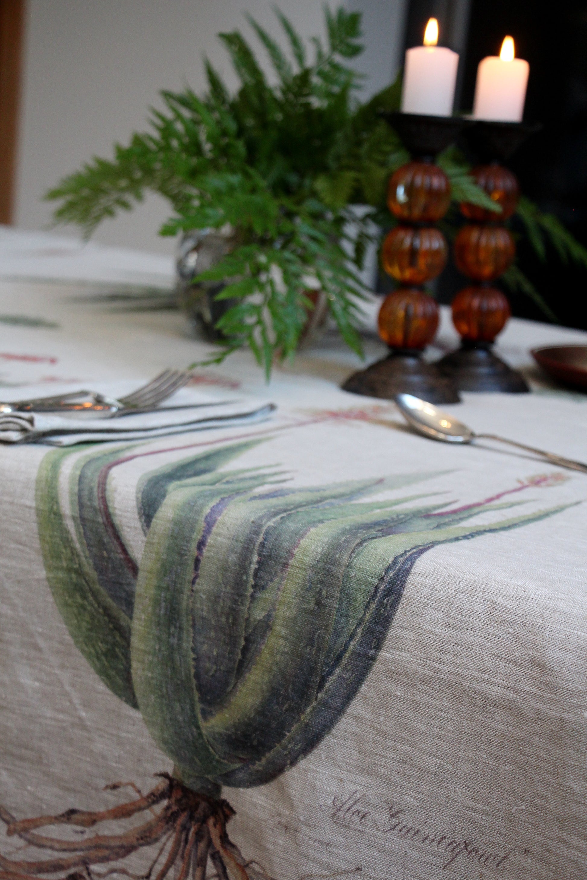 succulent table cloth Large succulent Table cloth – Liza The Botanist