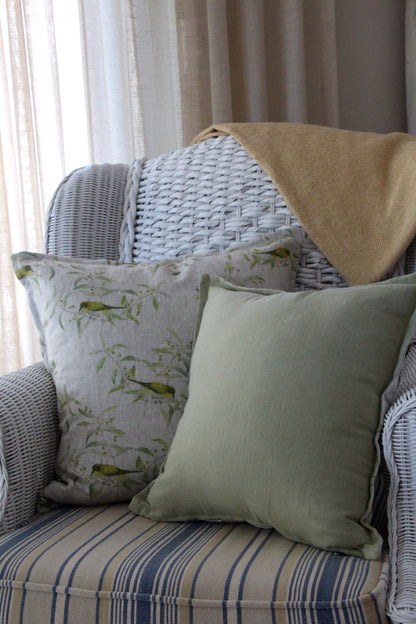 Small Cape White eye repeat pattern Cushion cover