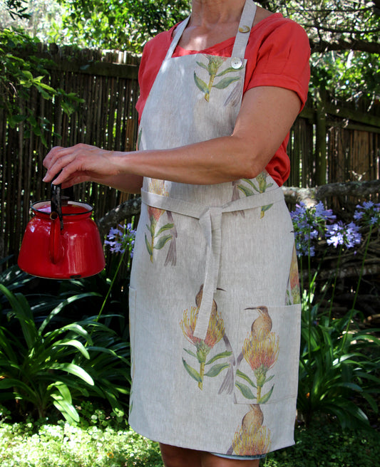 Pincushion with Sugarbird Apron